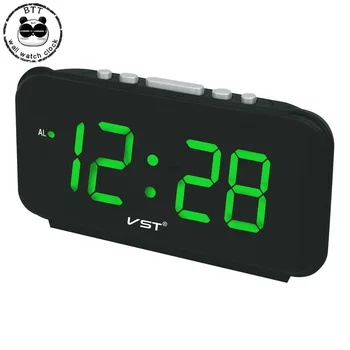 Un Număr mare Design Modern LED Ceas cu Alarmă Ceas de Masa Electronic Display Digital Luminos Birou Ceasuri de Decor Acasă