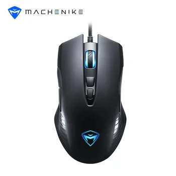 Machenike mouse de gaming M2 RGB lumina de fundal mouse-ul 3200 DPI mouse gamer 95g 4 efecte de lumină mouse-ul
