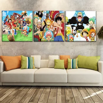 Panza HD Tipărite Anime Poster 1buc/3Pcs Moderne-O singură Bucată Rol Pictura Acasă Decor Perete Living Imagini de Artă Cadru