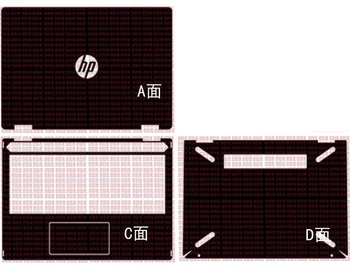 Laptop fibra de Carbon de Vinil Autocolant Pielii Acoperire Pentru 2019 HP Pavilion x360 14-dh0003ng DH0400NG DH0005NL DH0001TX DH0213NG 14