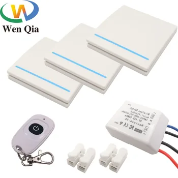 Wenqia smart switch Universal Telecomanda Wireless 433Mhz rf Releu Receptor AC85-220V și control de la Distanță pentru LED/Lumina/lampa