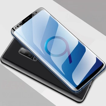 Sticla temperata Pentru Samsung Galaxy S8 S9 Plus Nota 9 8 9D Complet Curbat Ecran Protector Pentru Samsung A9 Stele A5 A6 A7 A8 PLUS 2018