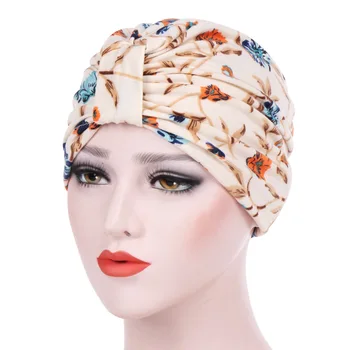 Femeile Musulmane Frizură Turban Pălărie De Bumbac Capului De Imprimare Împachetări Capota Capace Islamic Întinde Articole Pentru Acoperirea Capului Chimioterapie Pălării Pierderea Parului Accesorii