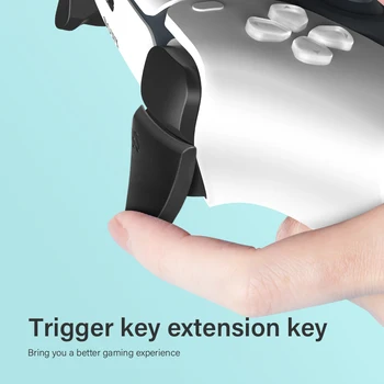 DOBE 8 în 1 Degetul mare Stick-Grip pentru Sony Playstation5 Tasta Caps Joystick Acoperi L2 R2 Declanșa Extender Pentru PS5 Controller Accesorii