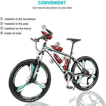 Noi Reglabil Aliaj de Aluminiu Biciclete Sticla de Apa Titularul Ușor Cușcă pentru Drum de Munte cu Bicicleta