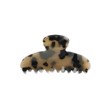 Hawksbill transfrontaliere vânzare fierbinte de acid acetic păr mare gheare clip coada-calului ornament de par leopard de imprimare ac de păr