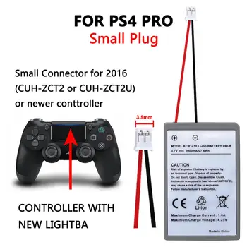 Acumulator Inlocuitor pentru Sony PS4 Pro Slim Bluetooth Wireless Dual Shock Controller Doua Generație CUH-ZCT2 CUH-ZCT2U