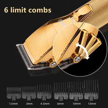 Profesionale de Tuns Barbati 2500mAh USB Puternic aparat de Tuns Părul Tuns Electrice fără Fir Masina de tuns Adult Copil Cutter