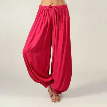 Casual Culoare solidă Pantaloni Largi Picior Plus Dimensiune Femei Pantaloni Largi Pantaloni Lungi pentru Dans Talie Elastic Moale Modale Acasa Pantaloni