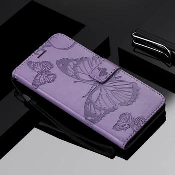 A51 Caz pentru Samsung Galaxy A51 A30S A01 A11 A21 A31 A41 A71 5G A81 A91 A10S A20S A21S Caz Piele Flip 3D Butterfly Cover