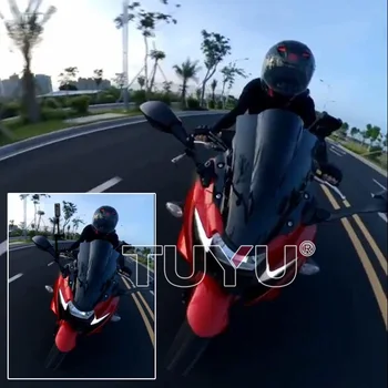 Motocicleta aparat de Fotografiat Suport Ghidon Montare Oglindă Bracket1/4 Suport Metalic Pentru GoPro Insta 360 ONE X R Camere de Acțiune Accesoriu