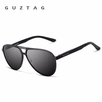 GUZTAG Clasic Unisex Brand Bărbați Femei Aluminiu ochelari de Soare Polarizat UV400 Oglindă de sex Masculin Ochelari de Soare Femei Pentru Barbati G9820