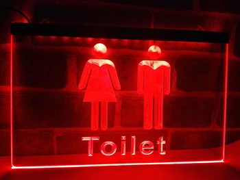 TR004 - Unisex Bărbați Femei bărbați Femei de Toaletă, Toaletă, Baie CONDUS Lumina de Neon Semn decor acasă meserii