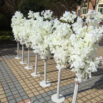 2019 Nou 1,5 M Inaltime de Lux Artificiale Copac Floare de Cires Runner Culoar Coloana Drum Duce pentru Nunta Stație T Centerpieces deco