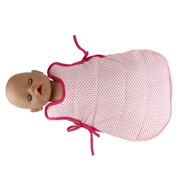 Stil nou Punct sac de dormit Cald Purta potrivi pentru 43cm/17inch baby Doll(vinde doar sac)