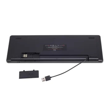 Rii K18 USB Tastatură de Calculator 2.4 GHz Mini Tastatura Wireless cu Funcția Multi-TouchPad-ul pentru PC/Laptop