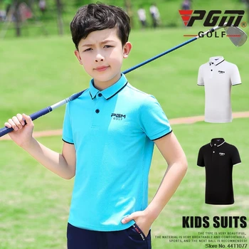 PGM Copii Respirabil Golf Tricouri Baieti Adolescent cu Mânecă Scurtă Instruire Tricou Baieti Sport Confortabil D0782