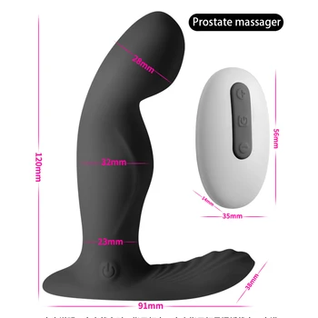 Vibratoare Masaj de Prostata Bărbați Fundul Anal Plug Stimulator Clitoris Vaginale Portabil Vibratoare Jucarii Sexuale pentru Femei Adulte Cupluri