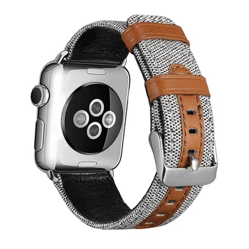 Panza din Piele ceas curea Pentru Apple Watch band 4 iwatch 5 44mm 40mm applewatch 3 2 1 curea de 42mm 38mm watchbands