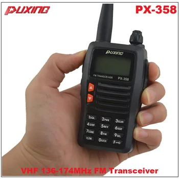 Walkie Talkie Puxing PX-358 VHF 136-174MHz Portabil Doi-way Radio FM Transceiver