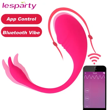Long Distance Control APP Vibratoare Chilotei Penis artificial Jucarii Sexuale pentru Femei Bluetooth Vibrator G-spot Clitoris Vibratoare pentru Cuplu