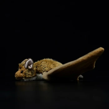 1 buc 38cm Original Bat mouse-ul Drăguț urechi de liliac papusa liliac mic pandantiv papusa simulare Realiste Maro animal de pluș Animale model de jucărie