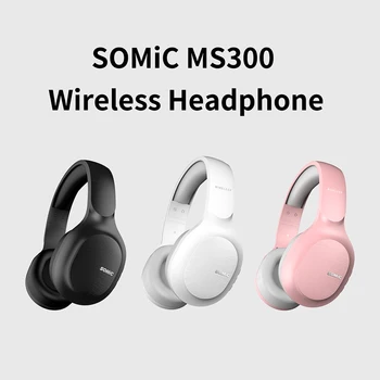 SOMIC MS300 de 3,5 mm Bluetooth 5.0 Căști CVC de Reducere a Zgomotului Muzica Stereo Sport cu Fir Wireless Gaming Headset cu Microfon