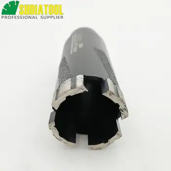 SHDIATOOL 2 buc M14 Diam 35 mm Sudate cu Laser Diamant Uscat Foraj Biți de Bază Cu Protecție Laterală Granit Marmura burghie freză