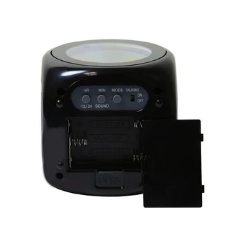 Multifuncțional Ceas Digital cu Proiector LCD Ceas cu Alarmă Control Vocal CONDUS Timp de Afișare Acasă Dormitor de luat Masa Decor de Masă