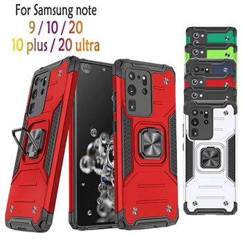 Pentru Samsung nota 20, ultra caz note9 note10plus telefon cover pentru galaxy nota 10 note20ultra Inel de Metal Bărbați Femei