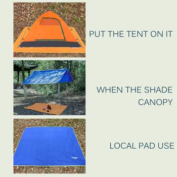 4-6 Persoane Ultralight Multifunctional Rezistent La Apa Camping Saltea Cort, Prelată Amprenta La Sol Saltea Pentru Camping În Aer Liber Drumeții Picnic