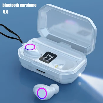 Control tactil 5.0 Cască Bluetooth 2000mah Sport Căști fără Fir rezistent la apa set cu Cască Bluetooth Wireless 9D Anulare a Zgomotului