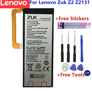 Bateria originala de 3.82 V 3500mAh BL268 Pentru Lenovo ZUK Z2 Z2131 Baterie Cadou +Instrumente +Autocolante
