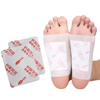 Cofoe 100Set (50Patches+50Adhersives) Picior Plasturi de Detoxifiere +30 buc Pudră pentru Picioare Geanta pentru a Îmbunătăți Somn Slăbire Risipi Umezeala Frumusete
