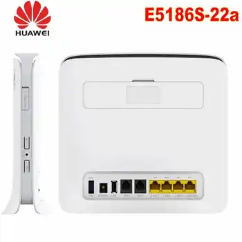 Deblocat Huawei E5186s-22a 4G LTE Cat6 300Mbps Router Wireless Plus Antena 2 buc