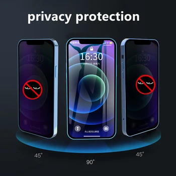 RUZSJ Proteja Ochii 2 in 1 Anti Violet-Ray Anti Orbire Mat cu Ecran Protector Pentru iphone 11Pro Max 12 Pro Față de Film Pentru Iphone Xs