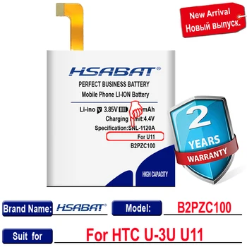HSABAT 0 Ciclu de Noua 5300mAh B2PZC100 Baterie pentru HTC U11 U-3U transport gratuit