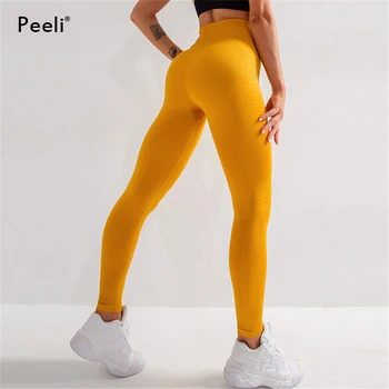 2019 Push-Up Sport Jambiere Burtica Control Yoga Pantaloni Talie Mare Pradă Legging Vitale Fără Sudură Colanti Sport Femei Pantaloni Fitness