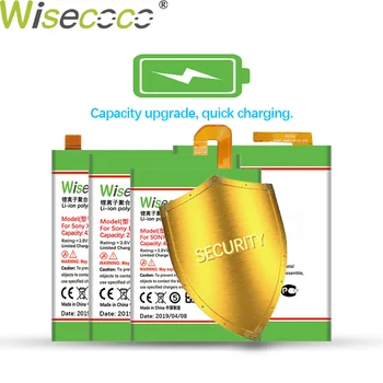 Wisecoco 4650mAh LIS1593ERPC Bateriei Pentru SONY Xperia Z5 E6603 E6653 E6633 E6683 E6883 Telefon cea mai Recentă Producție+Numărul de Urmărire