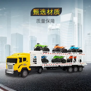 Control de la distanță rc simulare mop cap telecomanda auto camioane containere remorcă tractor camioane container boy toys