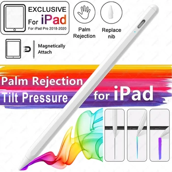 Pentru iPad Apple Creion de Înclinare Presiune Stilou Stylus pentru iPad 9.7 Pro 11 12.9 2018 Aer 3 4 10.5 10.2 2019 2020 6 7 8 10.9 Touch Pen