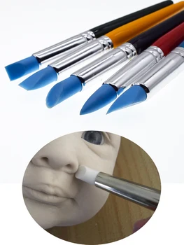 Capul moale de Cauciuc Formator Pen Lut Polimeric Instrumente de hobby modelul instrumente Culoare Formator Copii Vopsea Set de obiecte de artă din ceramică instrumente de 10mm