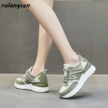 Pantofi De Cald Femei 2020 Iarna Nou Student Sport Stil Unic De Pantofi Coreean Casual, Usor De Potrivire De Culoare Platforma De Moda