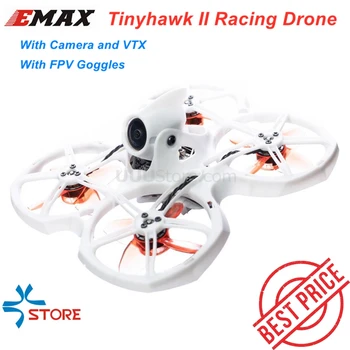 EMAX Tinyhawk II 75mm 1-2S Tuși FPV Racing Drone RC Quadcopter BNF RTF w/ FrSky D8 Runcam 2 Cam, Camera 25/100/200mw VTX ESC