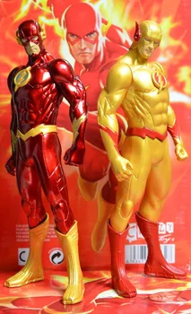 18CM PVC Super-Erou Justice League Flash Barry Allen Acțiune Figura Reverse Flash Articole de Mobilier Model de Vacanță Cadou Ornament