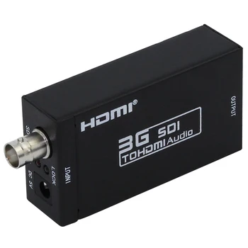 De vânzare cu amănuntul Mini HD 3G-SDI la HDMI compatibil cu Convertor Adaptor Suport HD-SDI / 3G-SDI Semnale care Arată pe Afișaj HDMI Transport Gratuit