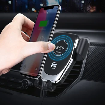 10W QI Masina Wireless Rapid Incarcator Auto Suport de Telefon Inteligent fără Fir, încărcare rapidă Pentru iPhone Xs Max Xr X Samsung S9 S10