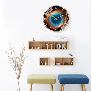 Ceas de perete la Modă personalizate, Ceasuri de Perete Decor Modern Moda fara Gaura Ceas de Perete de Nori Spațiu Galaxy Acasă Ceas de Ceas