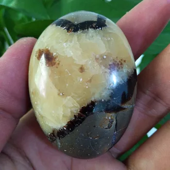 Piatra naturala septarian ceystal palma de vindecare cristale Decorative de colectare pietre și cristale