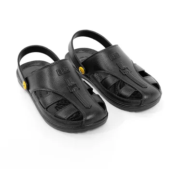 Anti-static Securitatea muncii SPU Pantofi de Piele Sandale Papuci de casă Non-alunecare Respirabil Electronice Atelier Bărbați Femei